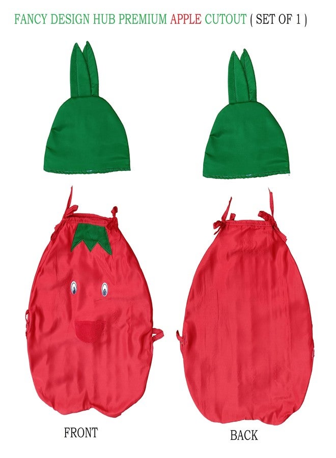 Fancy Design Hub, Fruits Cutouts for Boys, Kids, Girls [ School Programs, Annual Day Function, Stage Shows, Role Plays, Themed Parties ] 3 to 8 Years (Apple) - Image 4